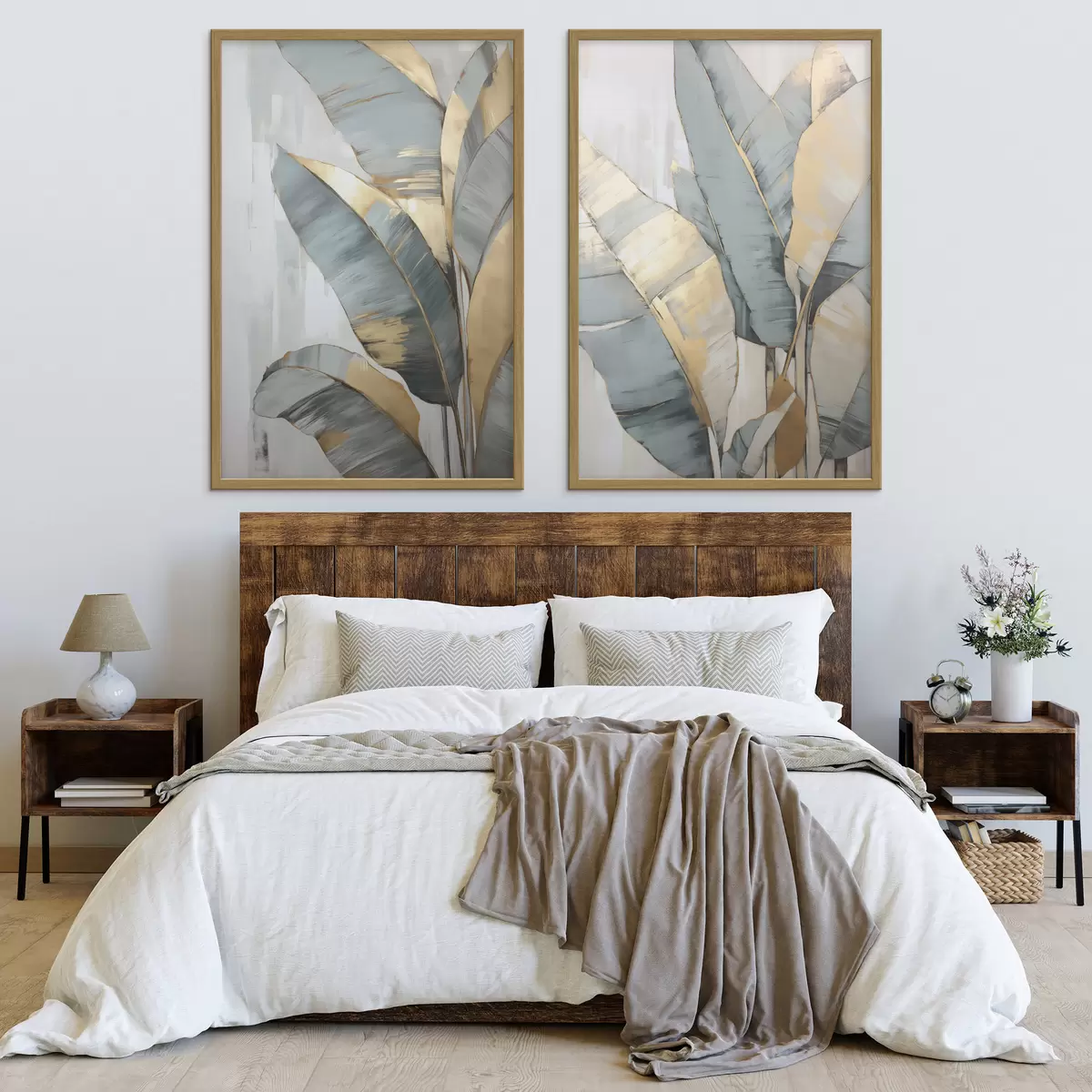 Poster Feuilles et amour d00645