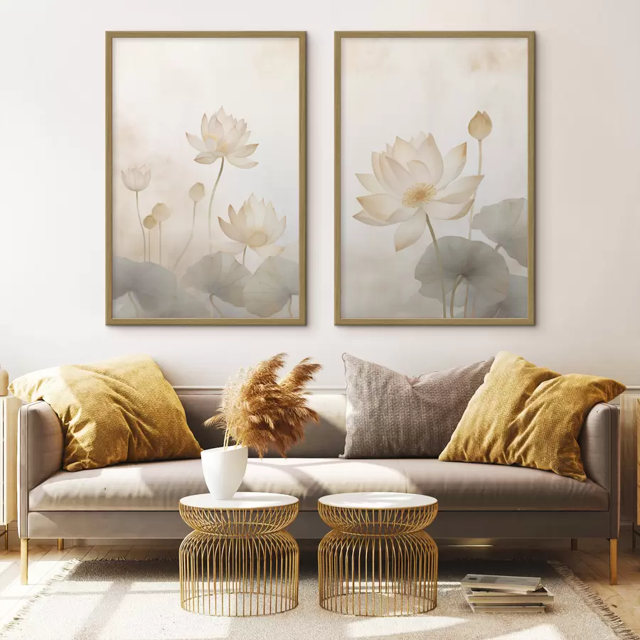 Papier peint Fleurs de lotus d00668