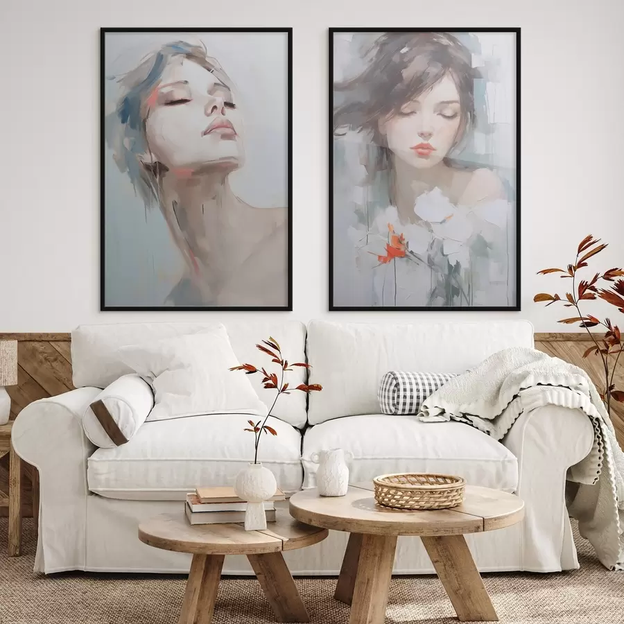 Papier peint Portrait d'une femme d00675