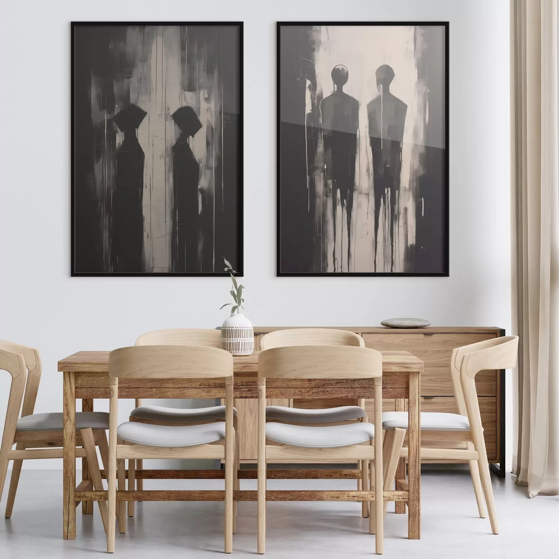 Papier peint Silhouettes de personnes d00730