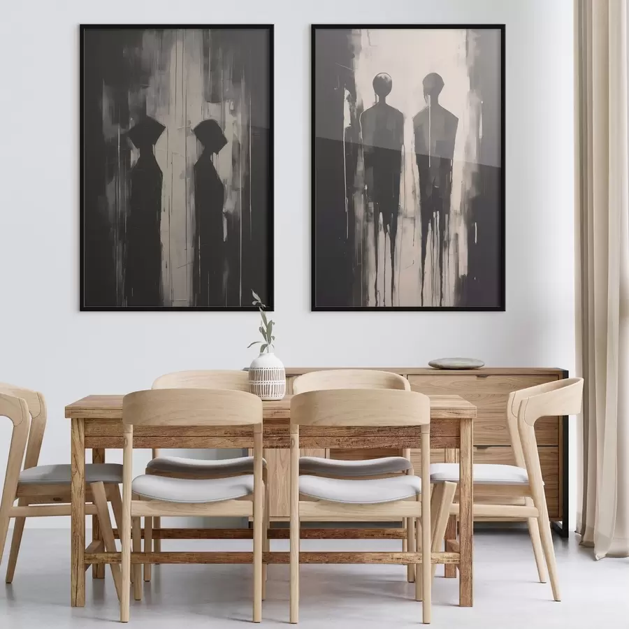 Papier peint Silhouettes de personnes d00730