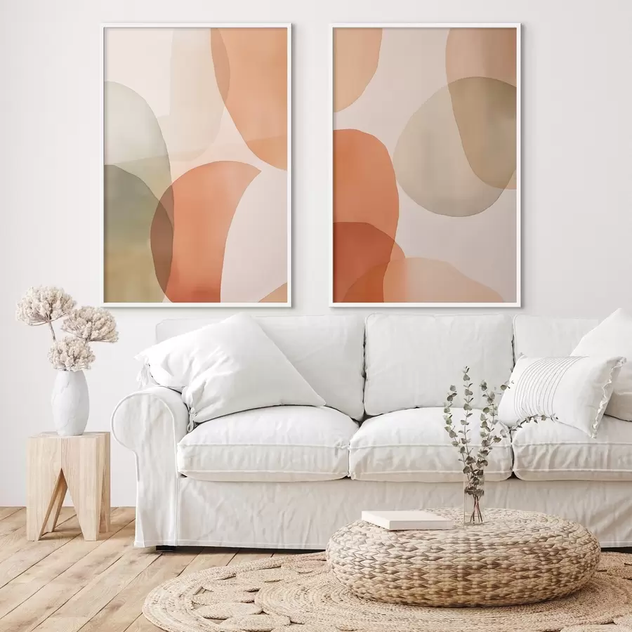 Papier peint Cercles abstraits colorés d00731