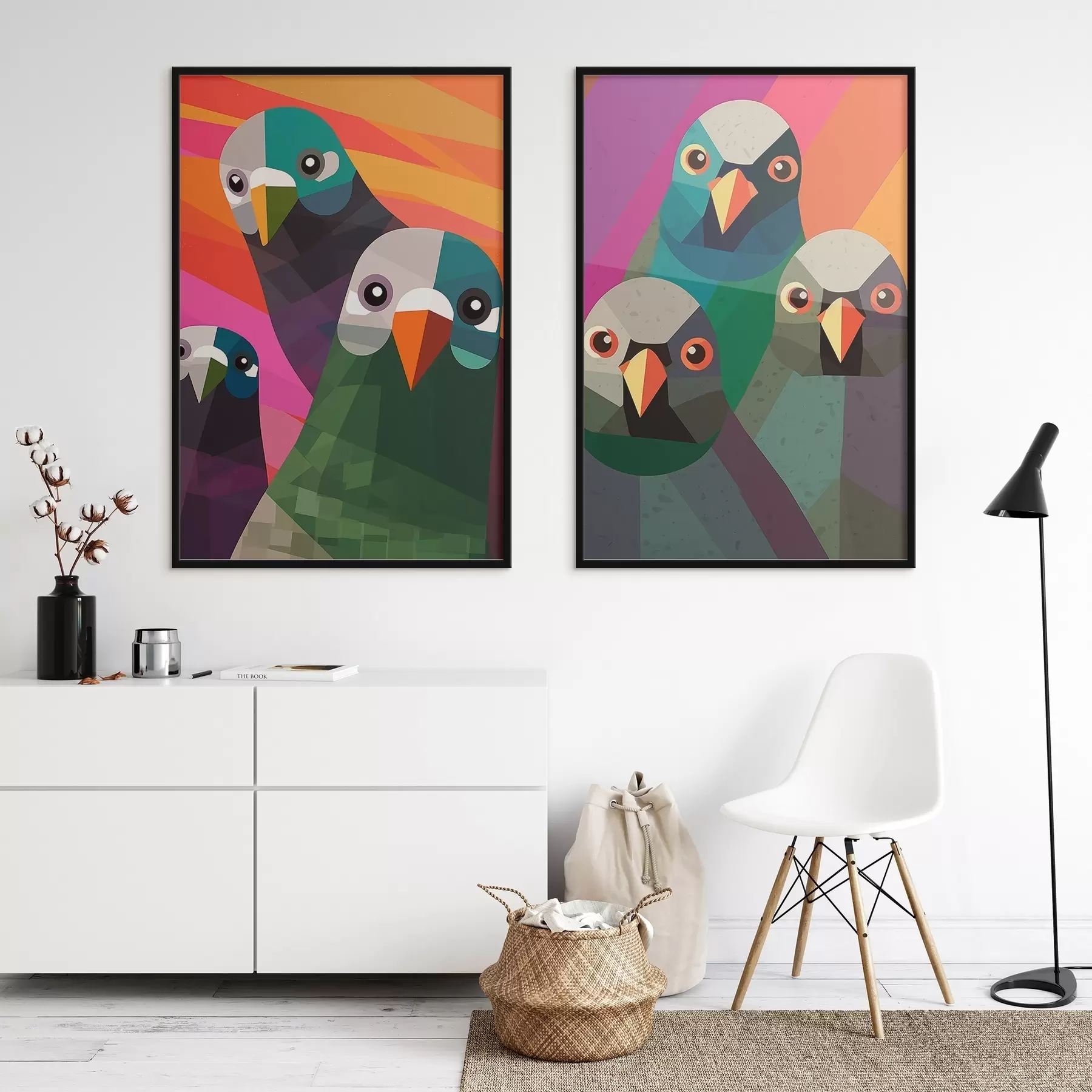 Papier peint Colombes d00735