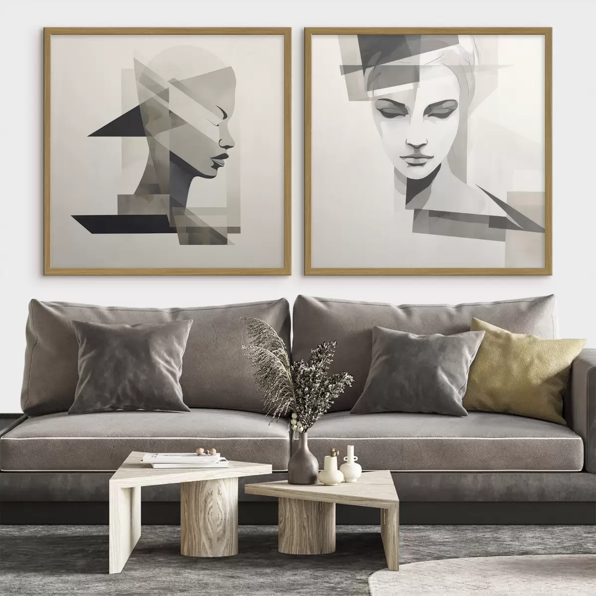 Poster Visage et rêverie d00753