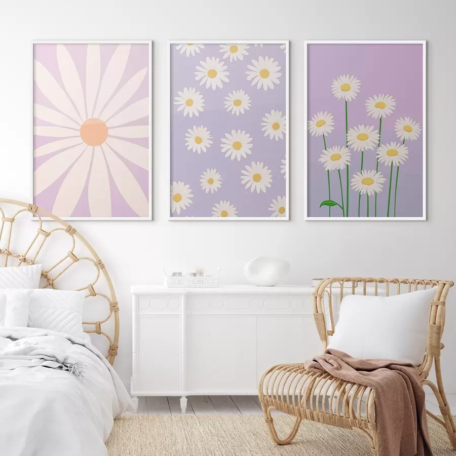 Papier peint Daisies d00756