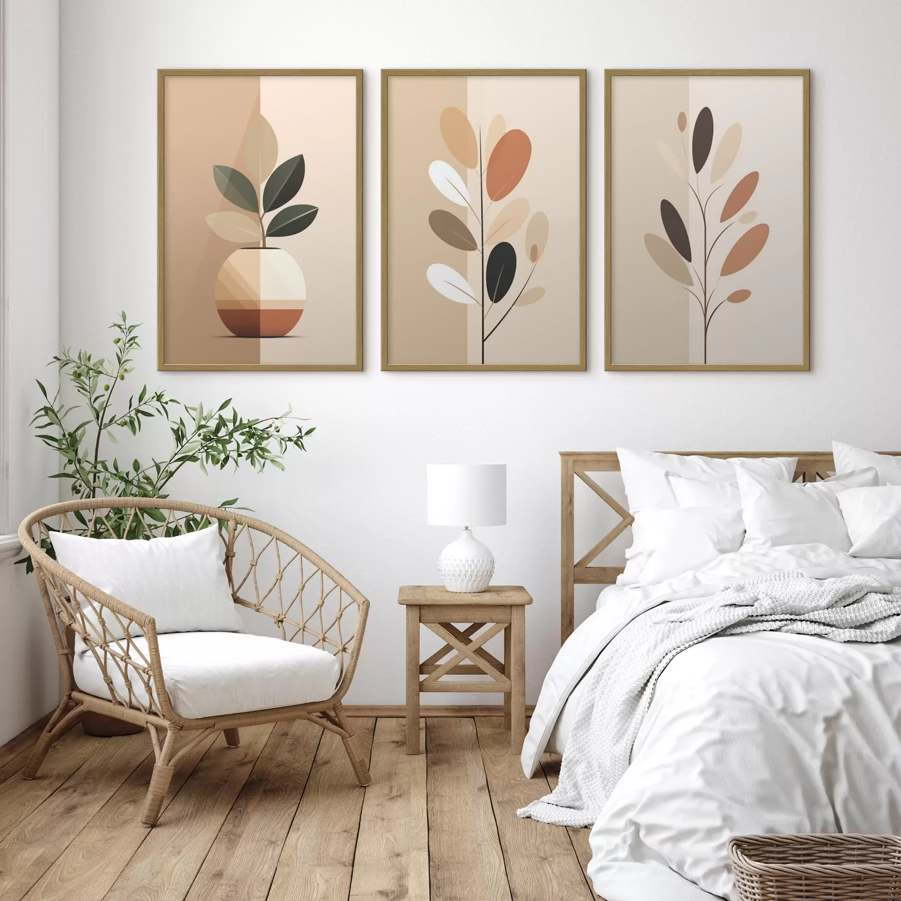 Papier peint Branches abstraites d00759