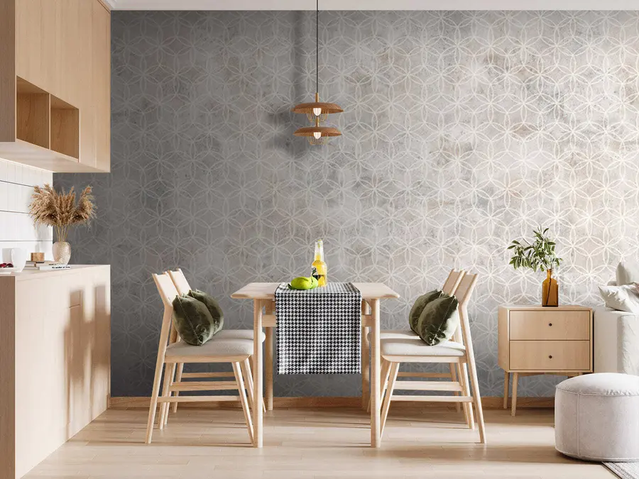Papier peint Mosaïque De Ciment Et De Béton u71923