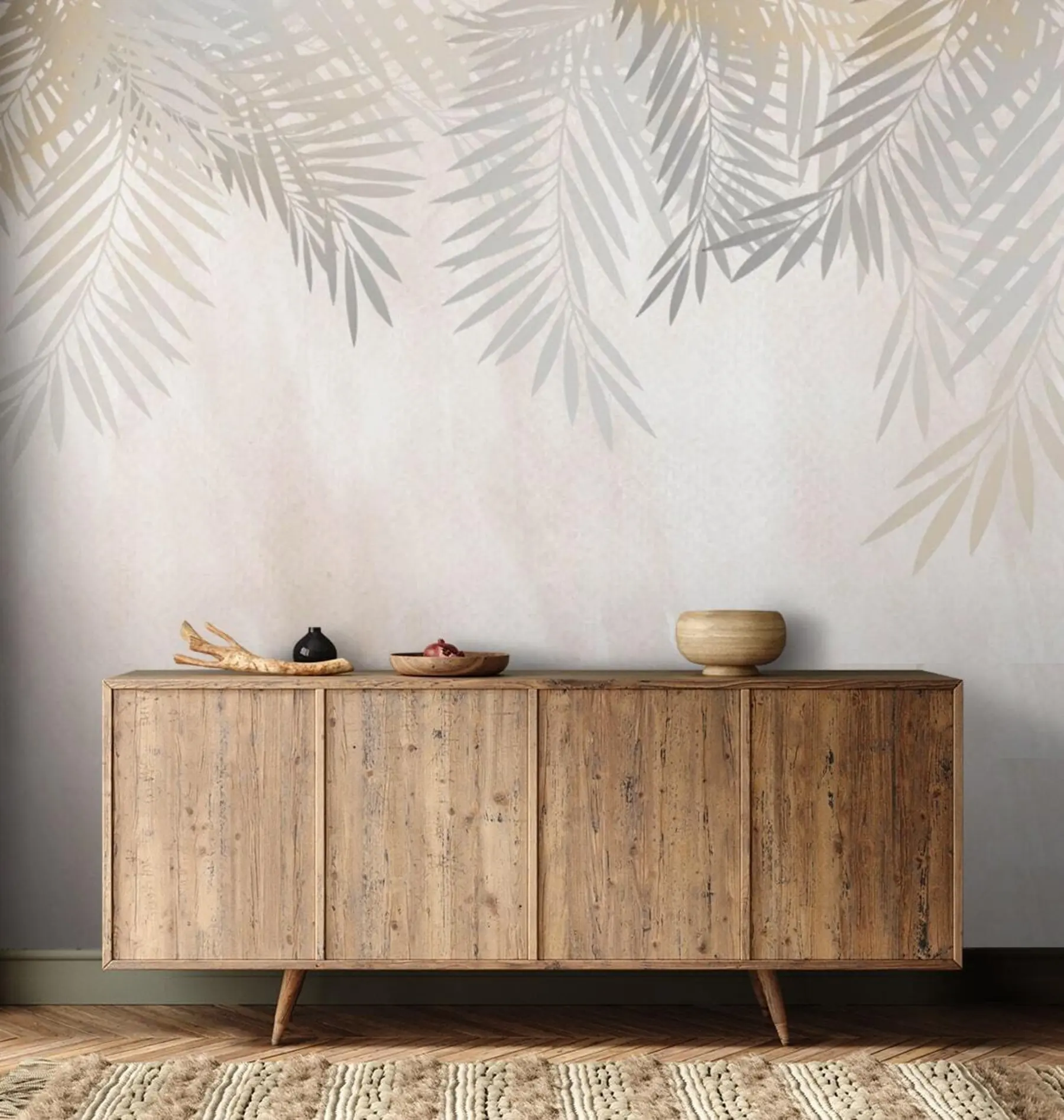 Papier peint Feuilles et chaleur du soleil u71457