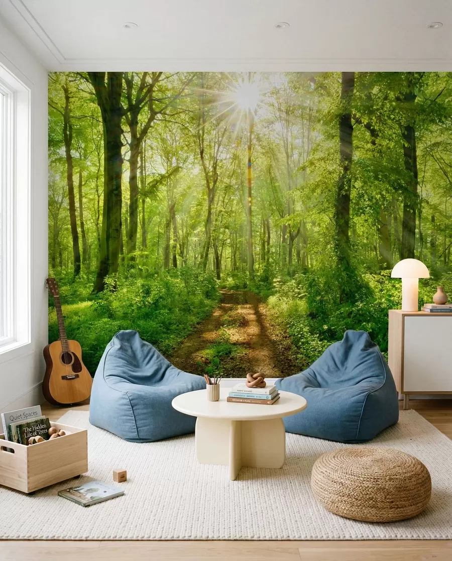 Papier peint Sentier sous les branches u22252