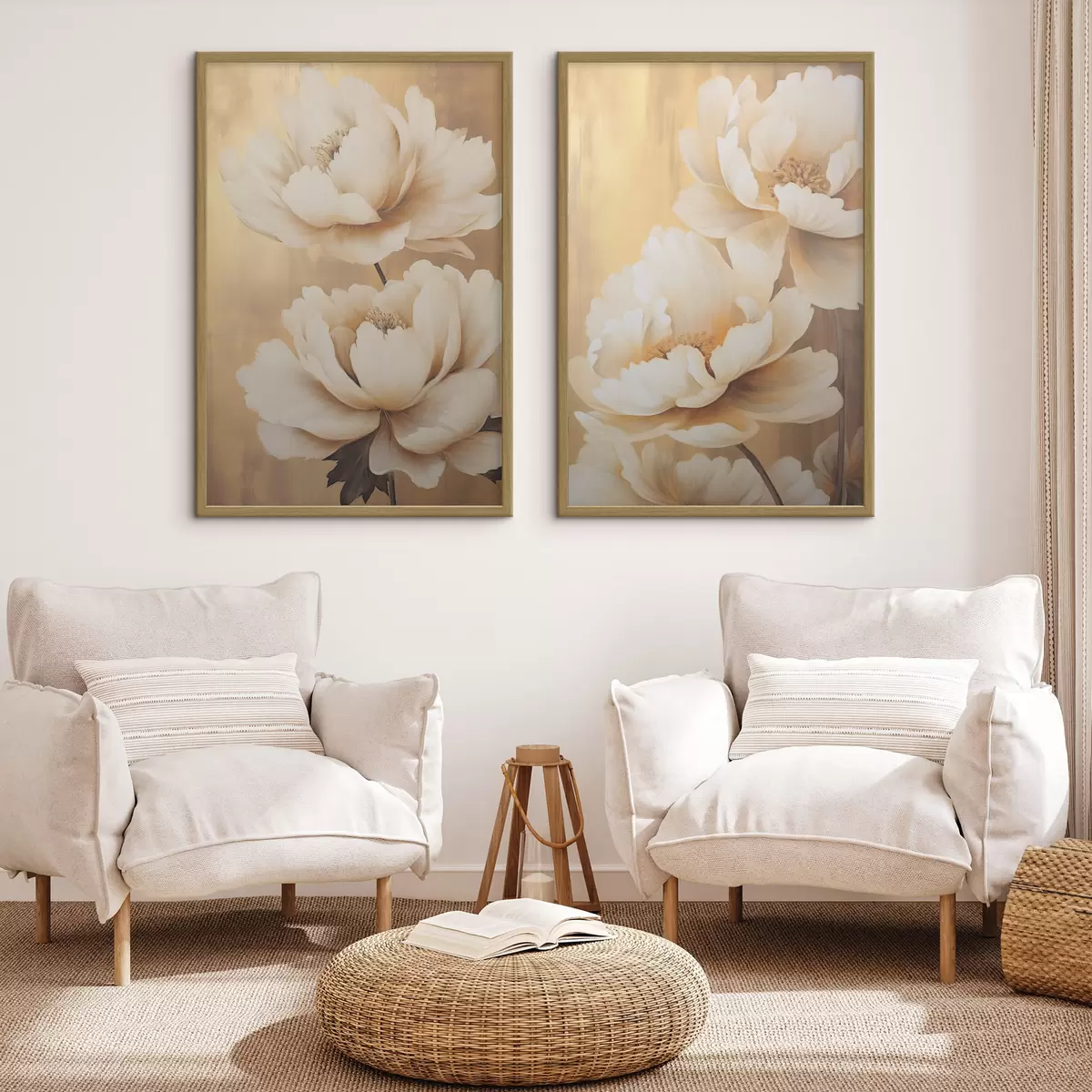 Poster Pivoines et intimité d00772
