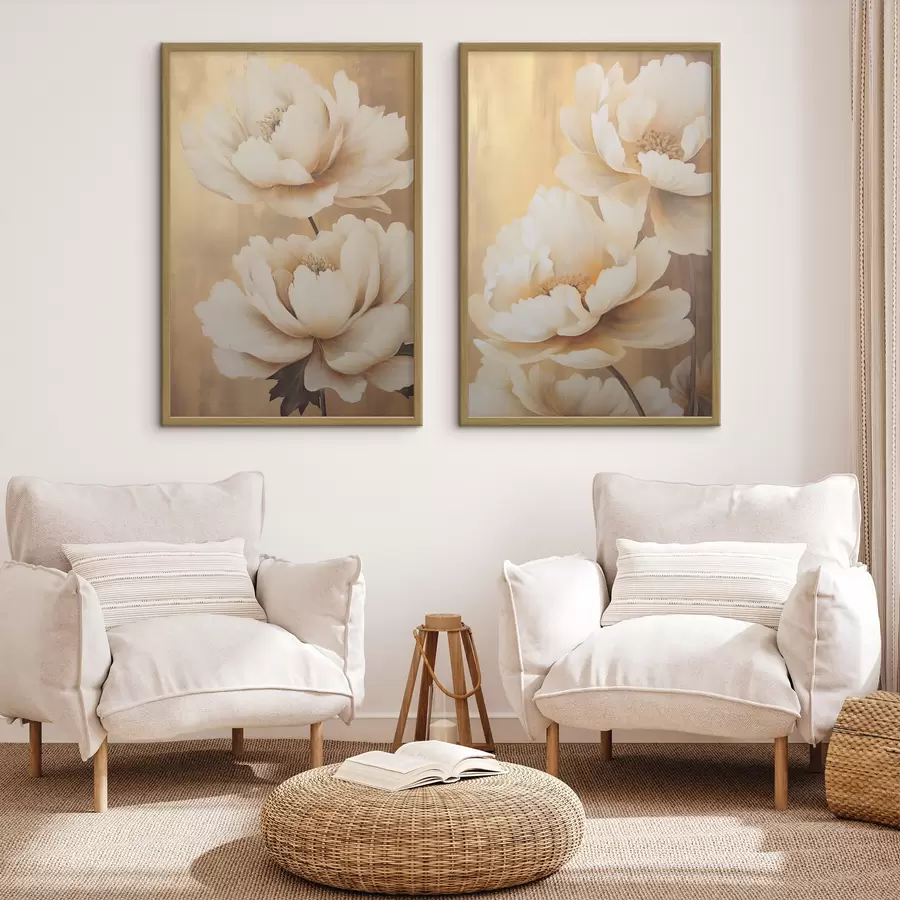Papier peint Pivoines d00772
