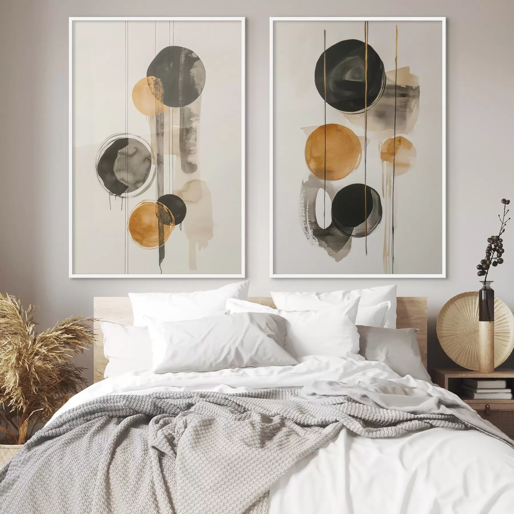 Papier peint Cercles abstraits d00717