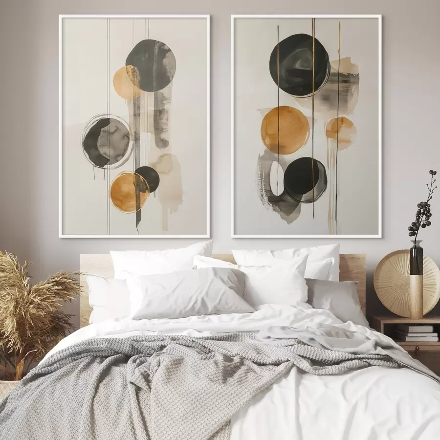 Papier peint Cercles abstraits d00717