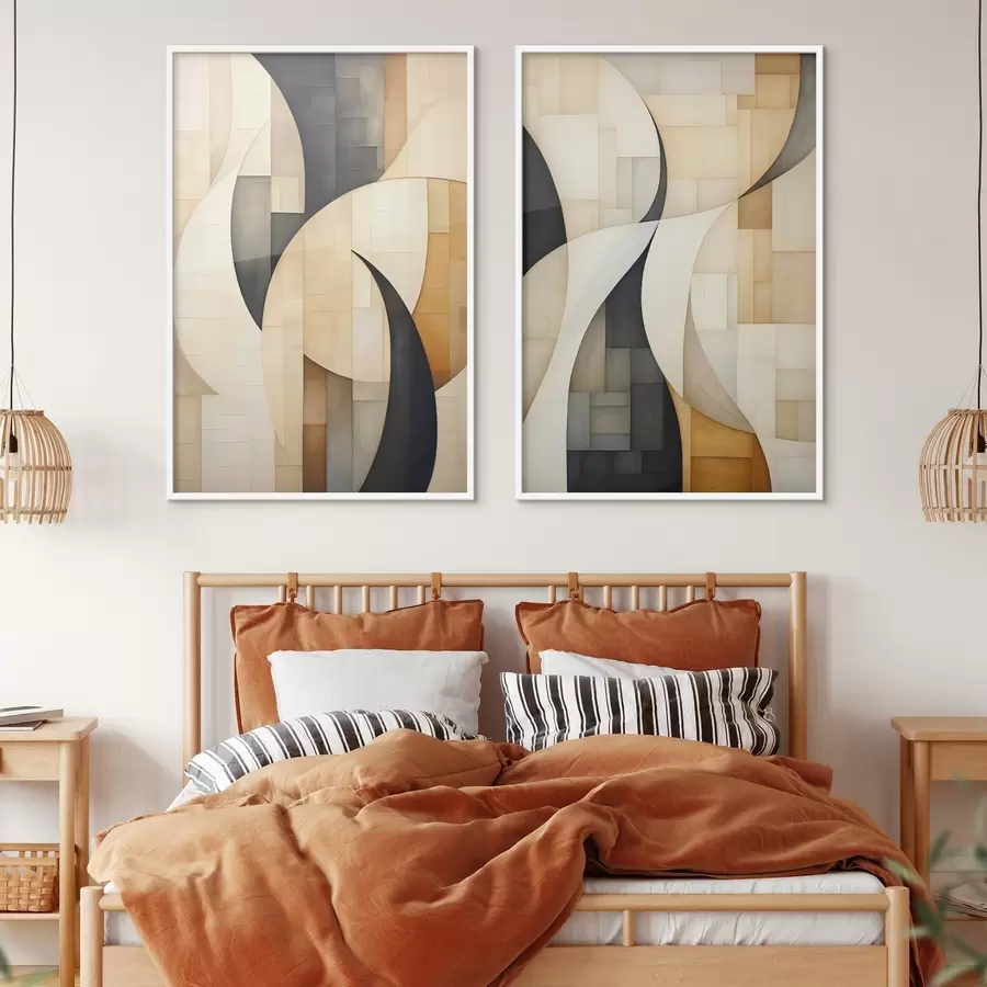 Papier peint Abstraction géométrique d00780