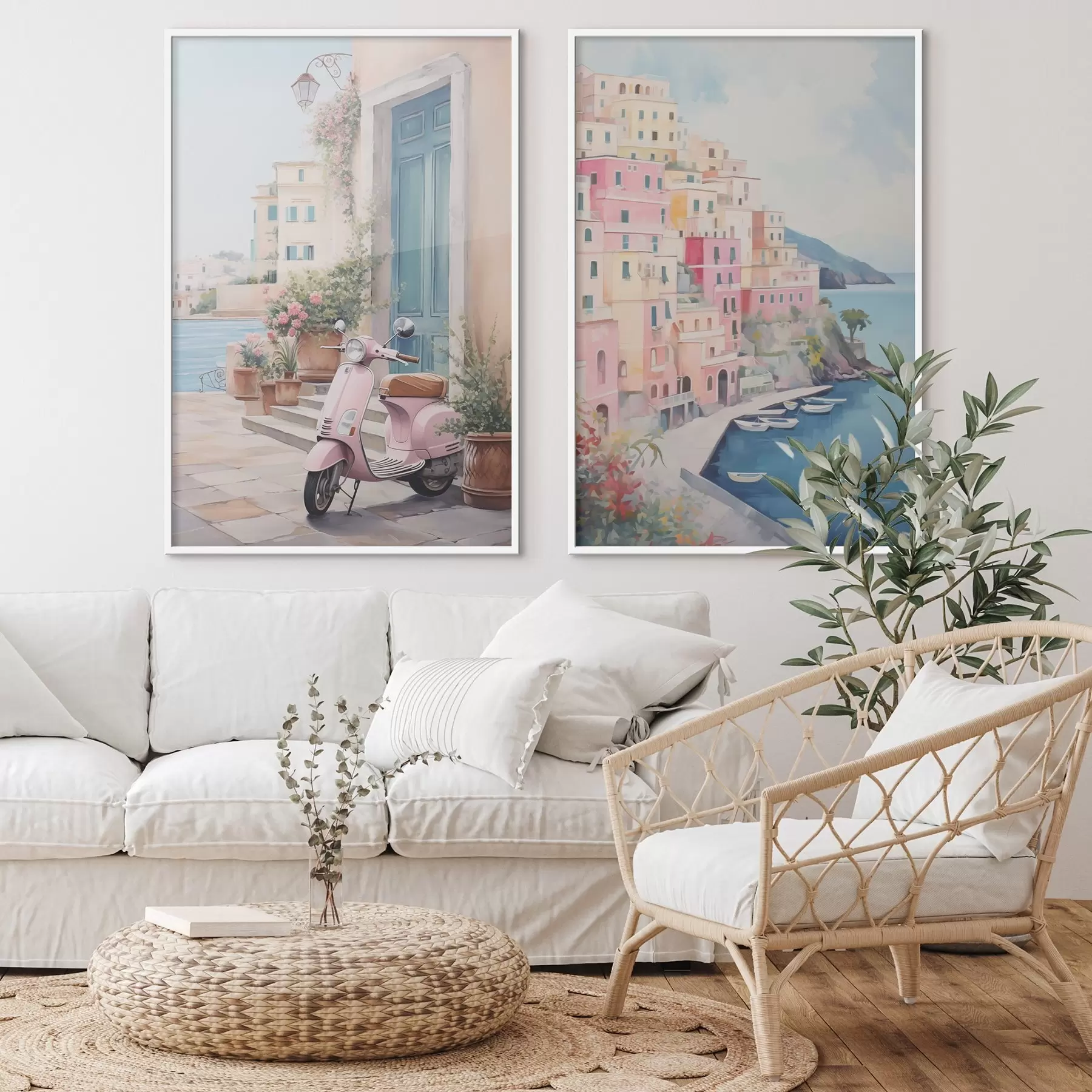 Papier peint Ville maritime d00794