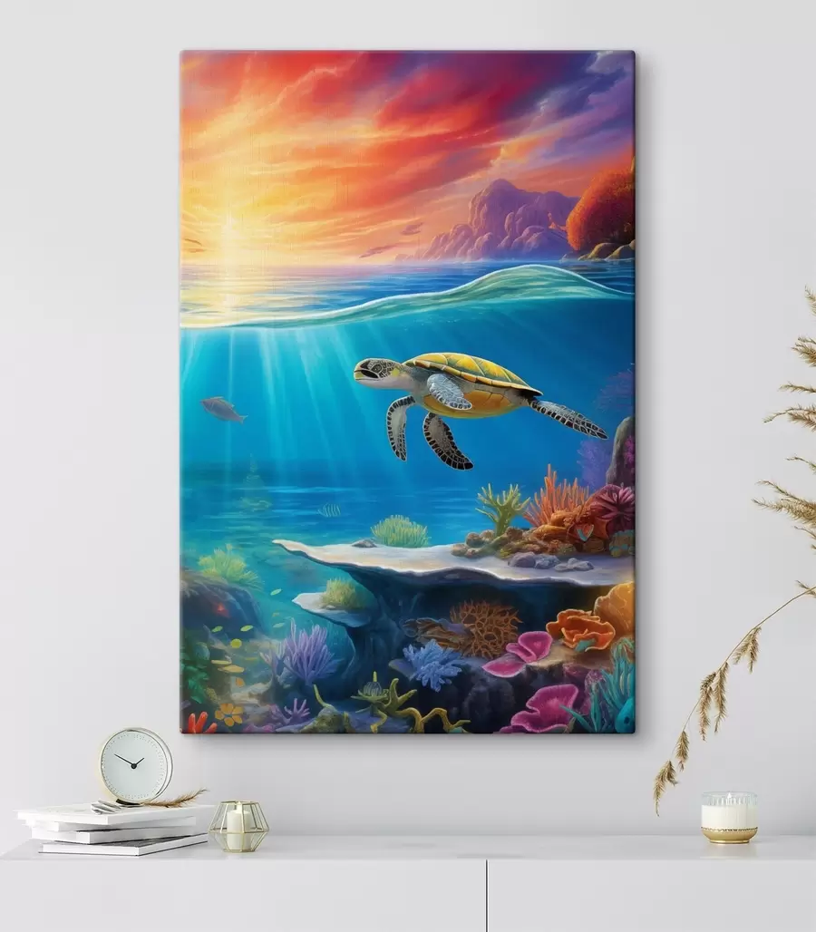 Tableau Monde sous-marin s47449