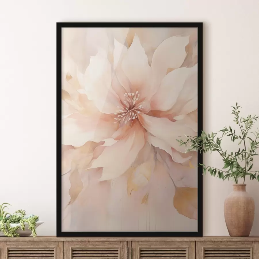 Papier peint Grande fleur abstraite f47444