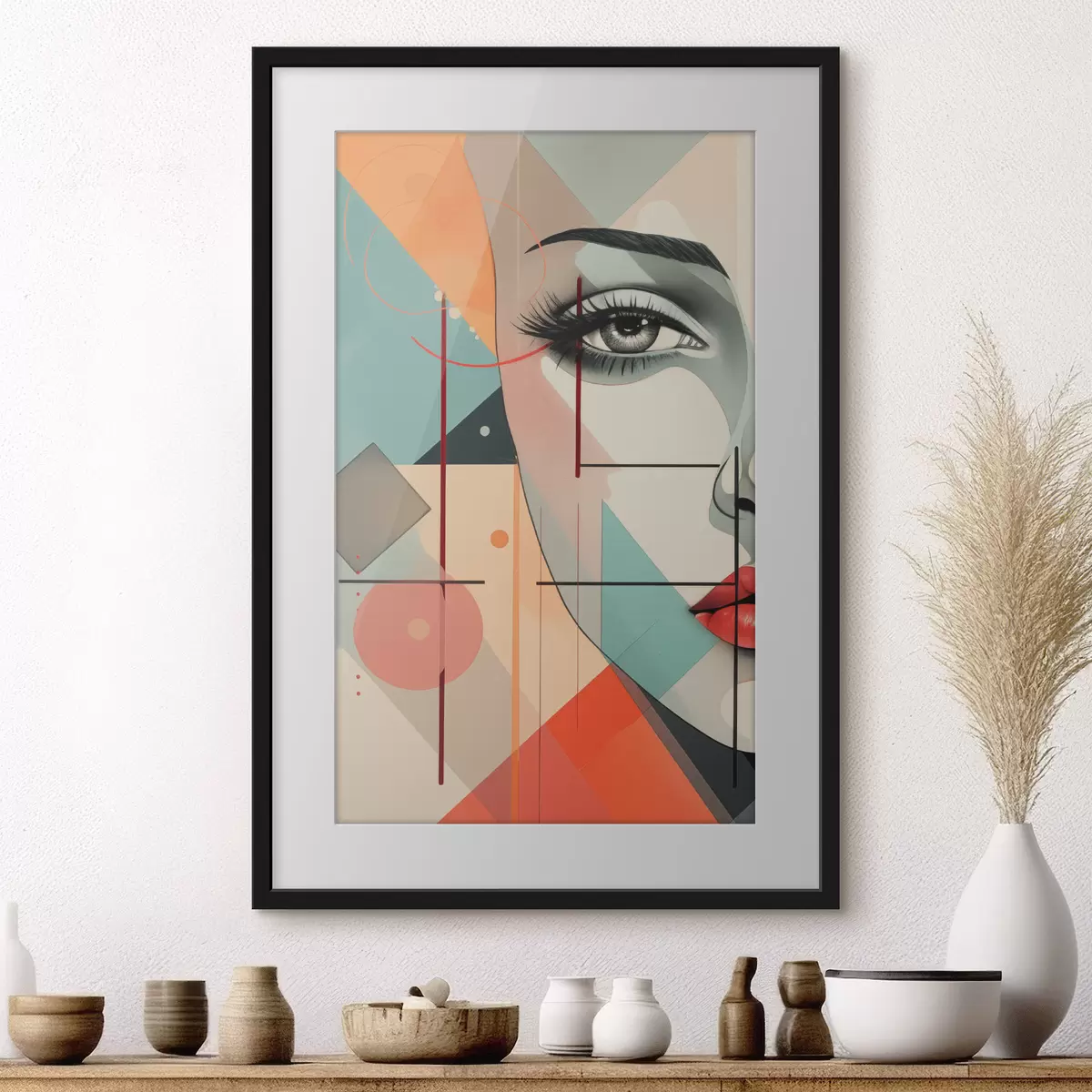 Poster Visage et rythme f47447