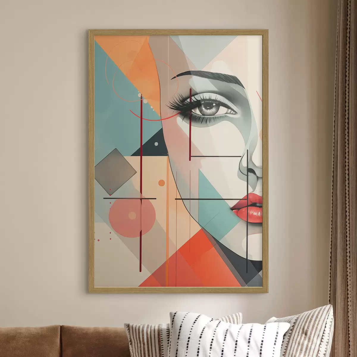 Poster Visage et rythme f47447