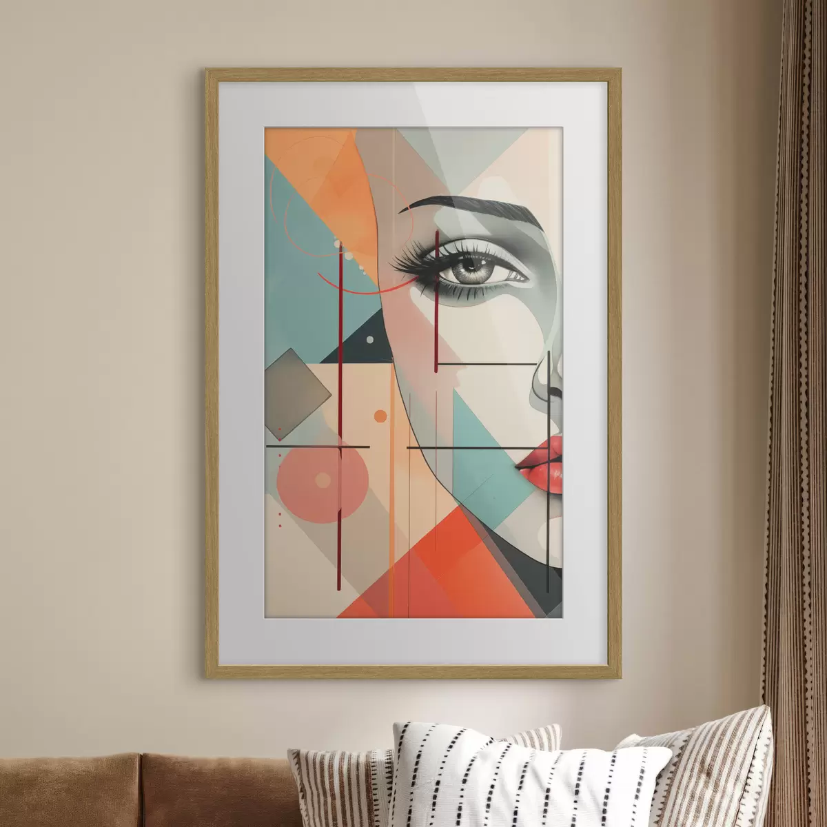 Poster Visage et rythme f47447