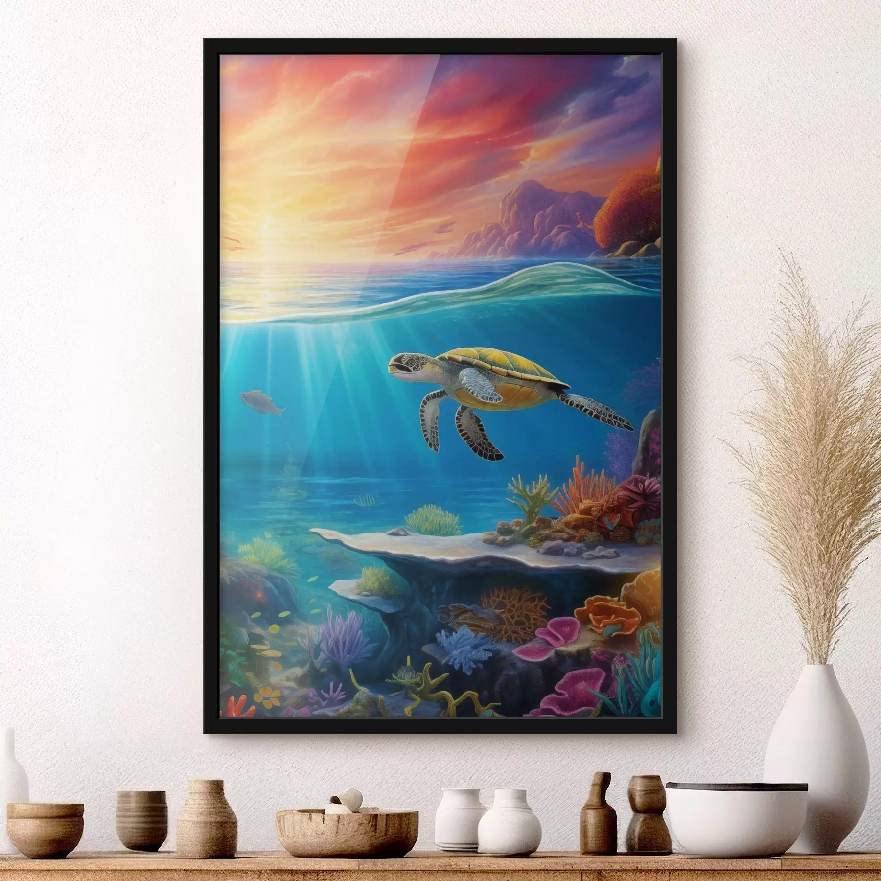 Papier peint Monde sous-marin f47449