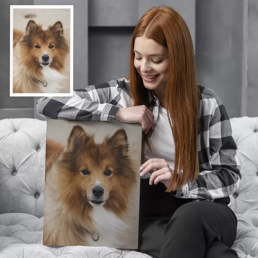 Tableau Votre chien réalisé sur mesure à partir de votre photo s47157