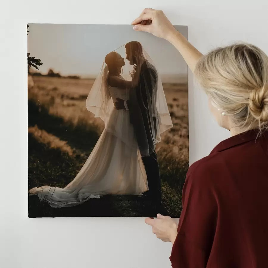 Tableau Photo de mariage sur toile s47161