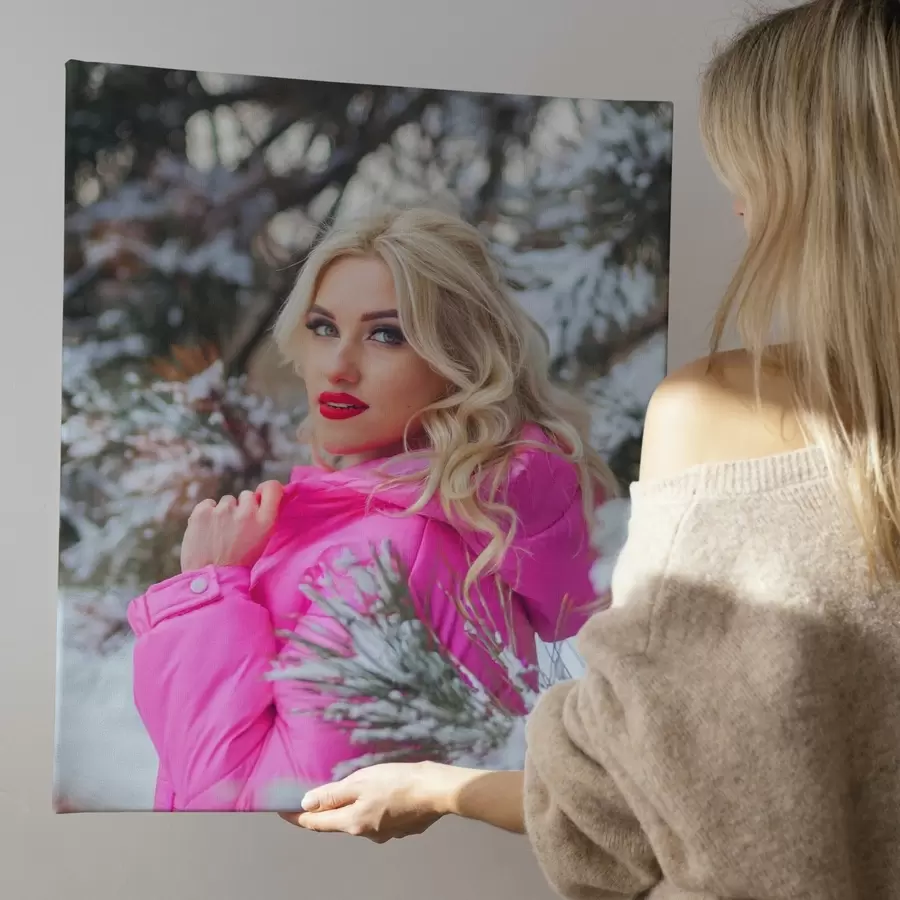 Tableau Un cadeau : un tableau réalisé à partir d'une photo pour une fille s47168