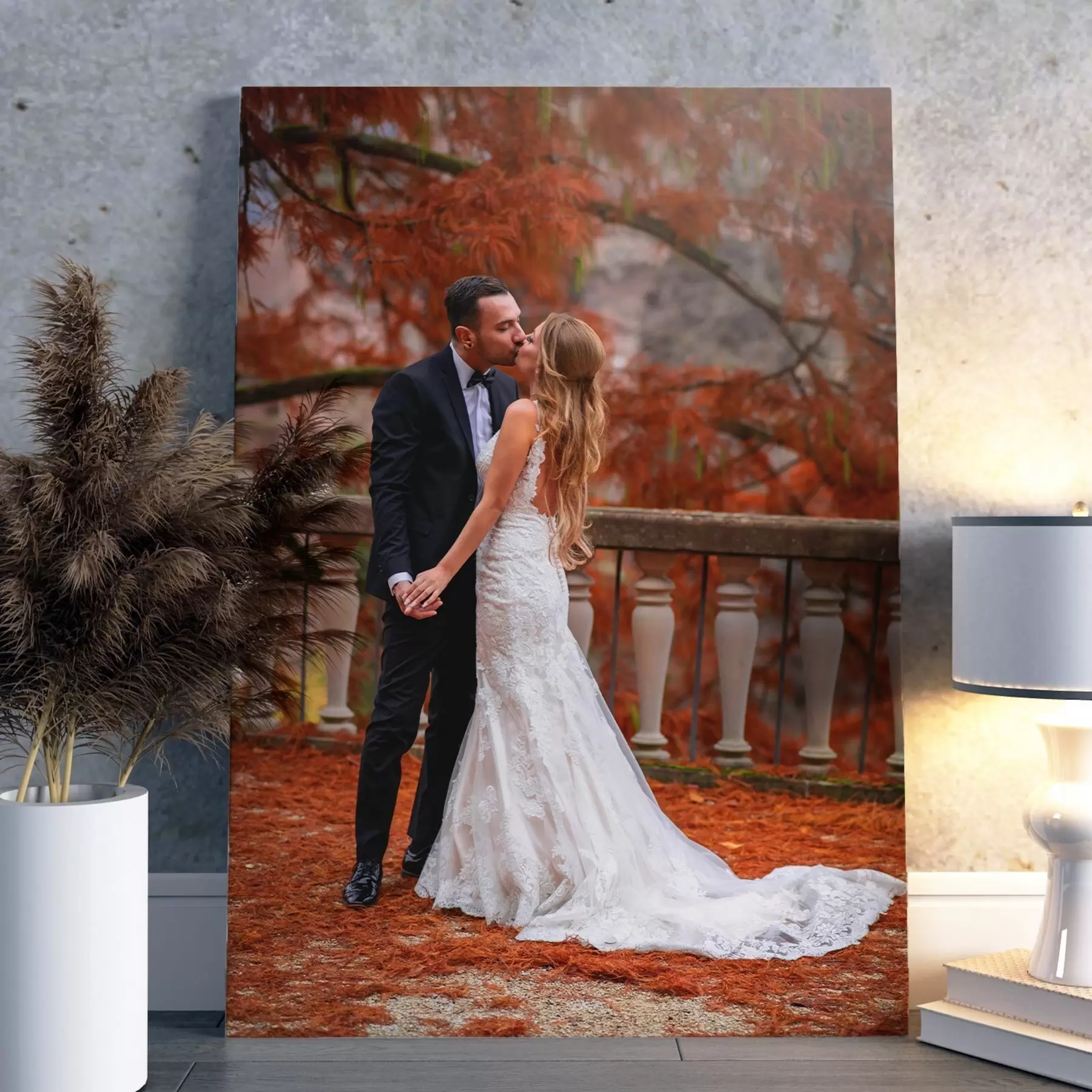 Tableau Photo de mariage sur toile s47169