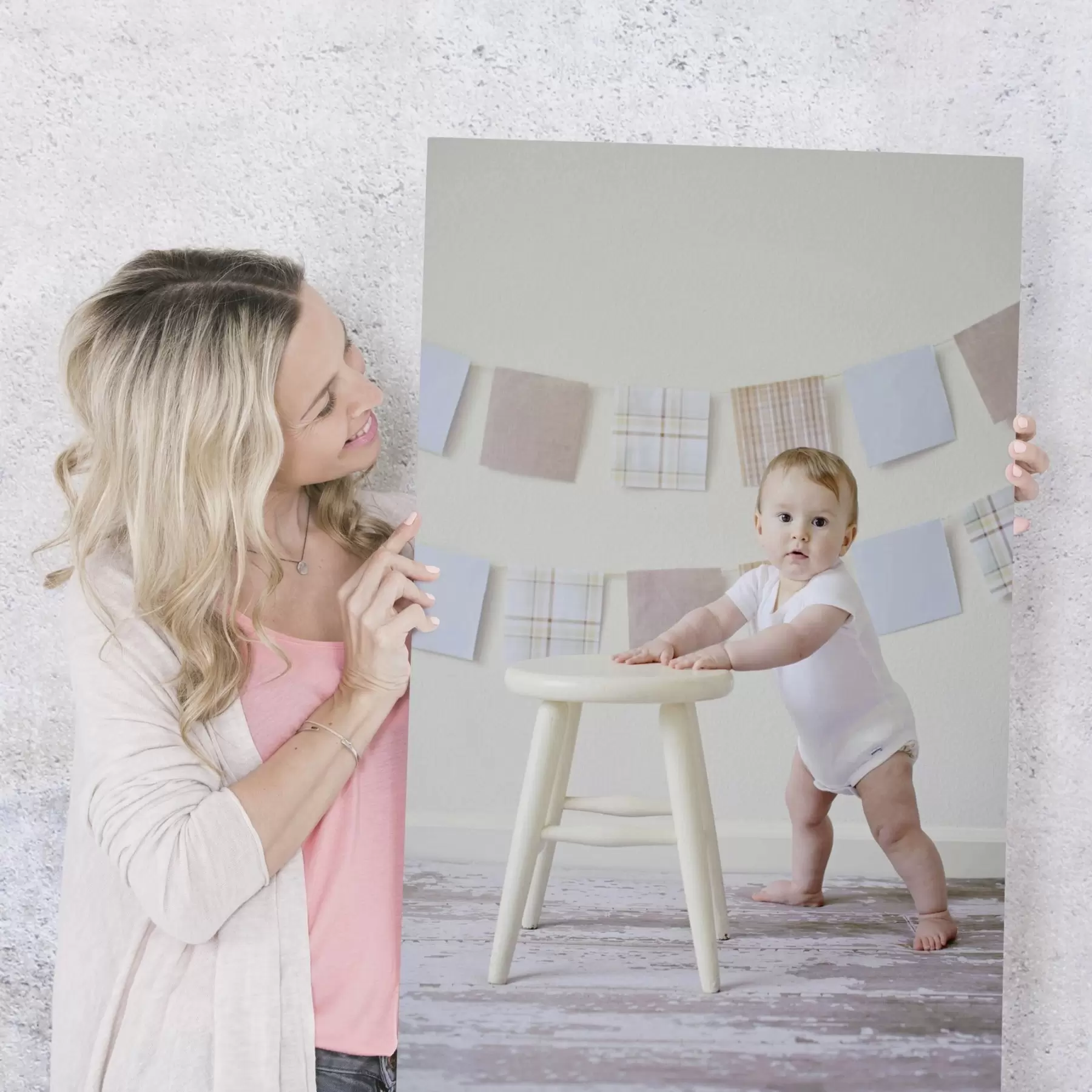 Tableau Une photo de votre enfant sur toile s47172