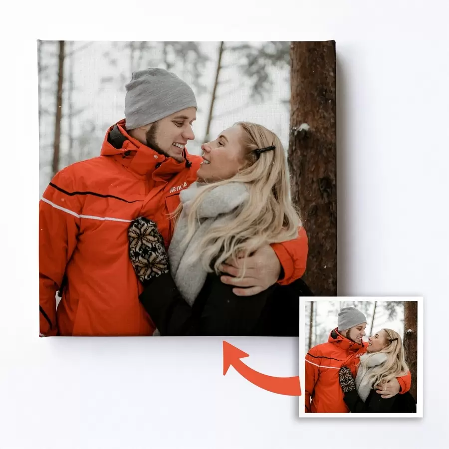 Tableau Portrait de famille à partir d'une photo sur commande s47173