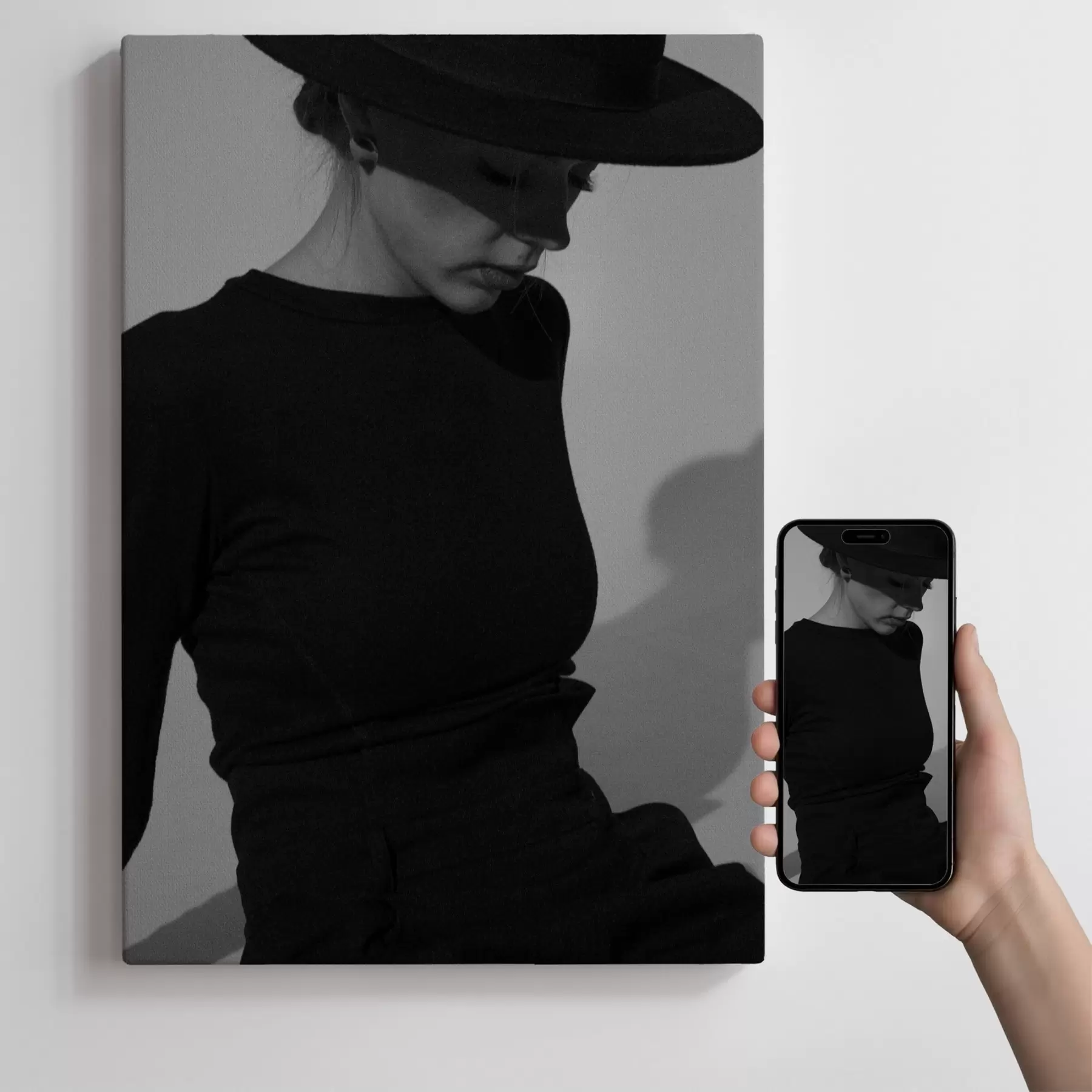 Tableau Un cadeau pour une fille basé sur sa photo s47180