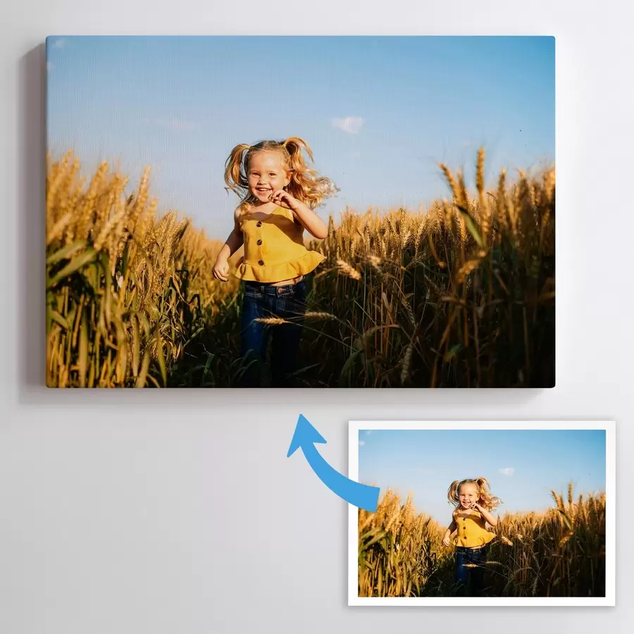 Tableau Une photo de votre enfant sur toile s47182