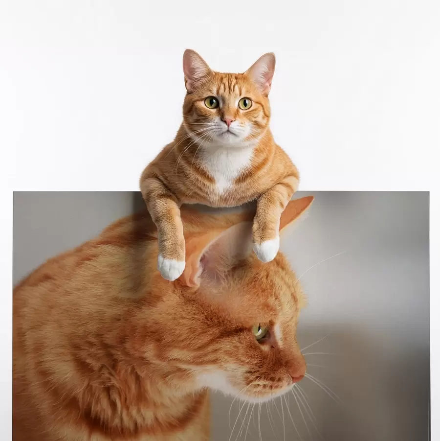 Tableau Photo de votre chat sur toile s47194