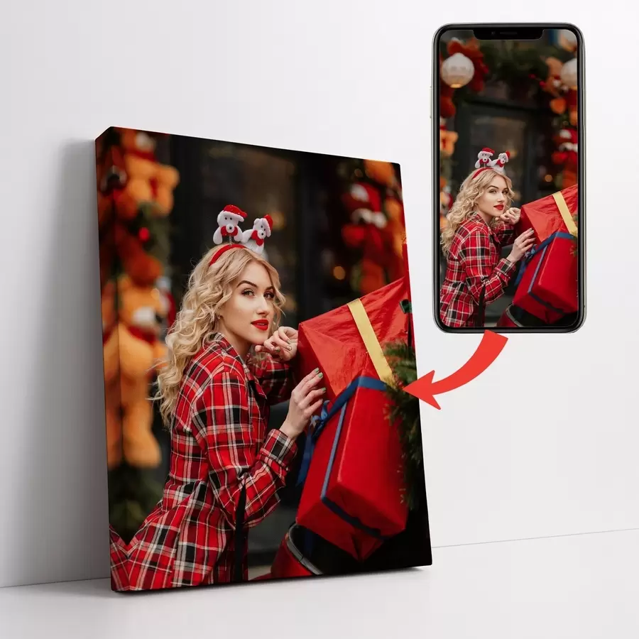 Tableau Image festive basée sur une photo pour une fille s47196