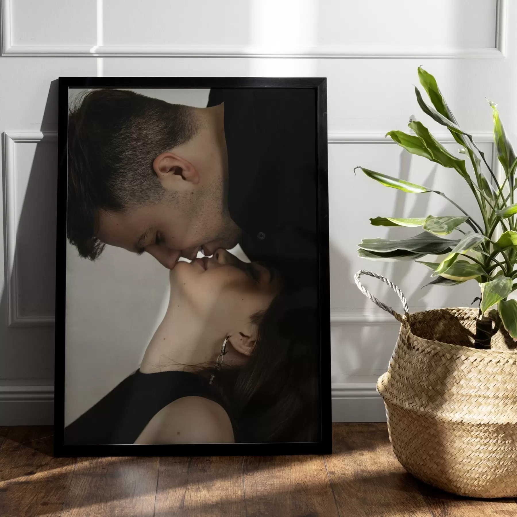 Tableau Cadeau pour un couple basé sur une photo sur toile s47203