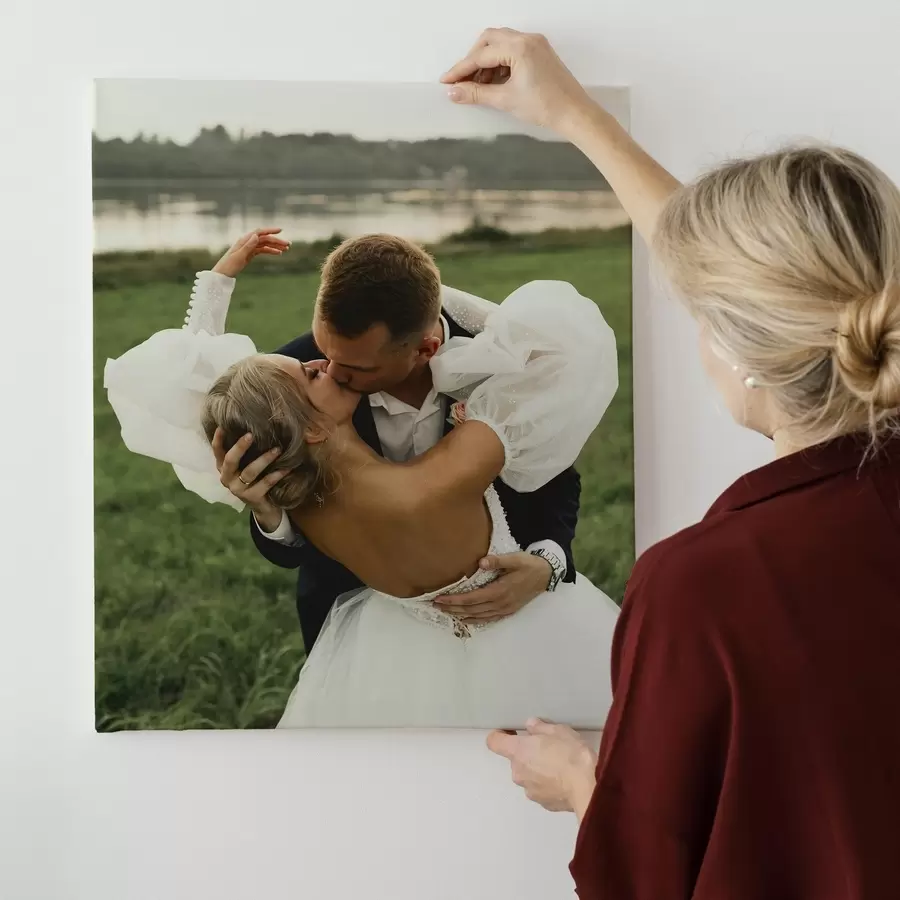 Tableau Photo de mariage sur toile s47216