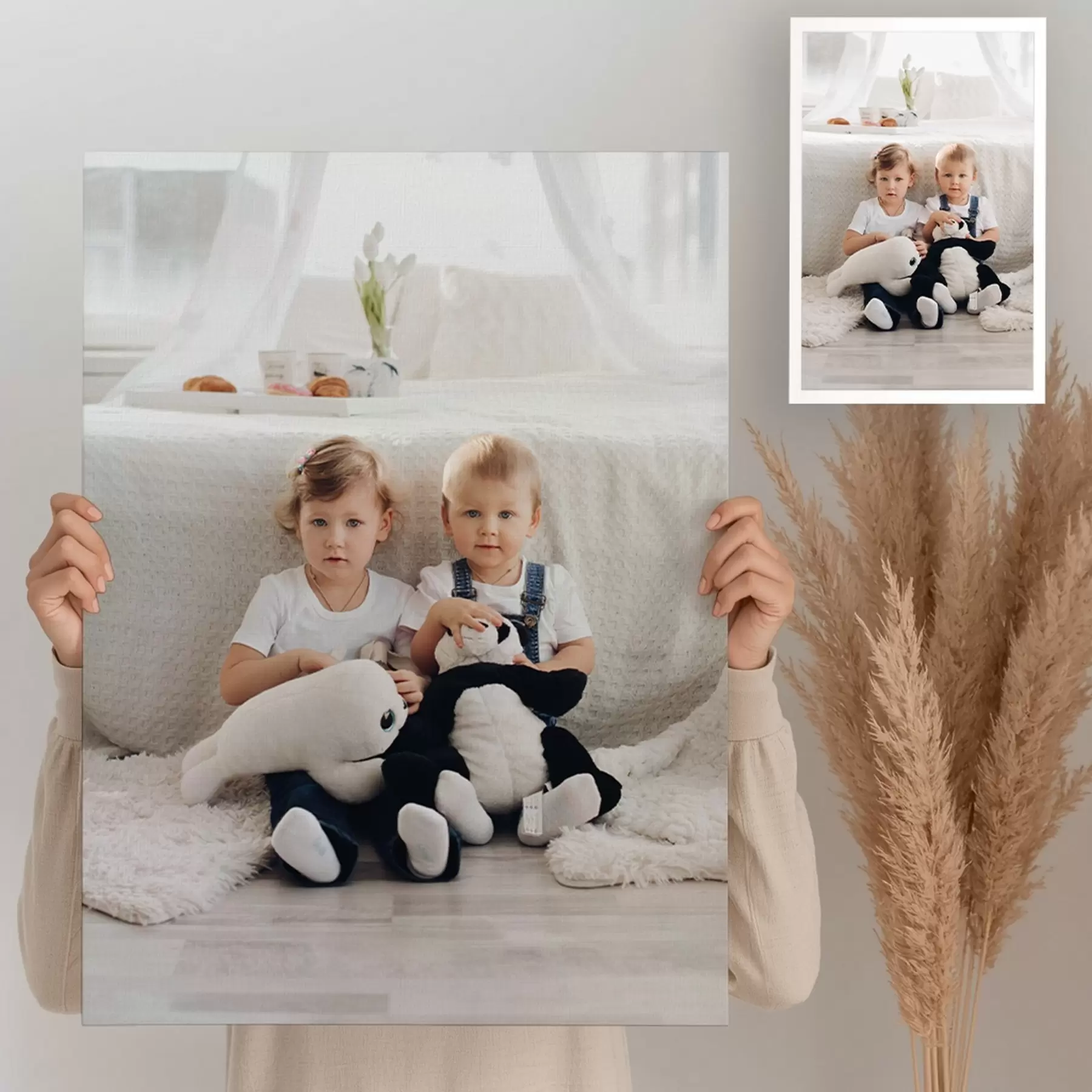 Tableau Une photo de votre enfant sur toile s47219