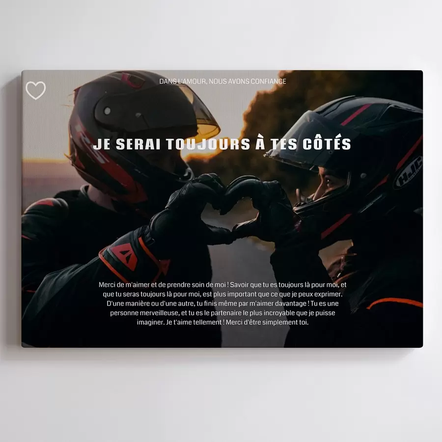 Tableau Collage photo sur toile pour les amoureux s47512