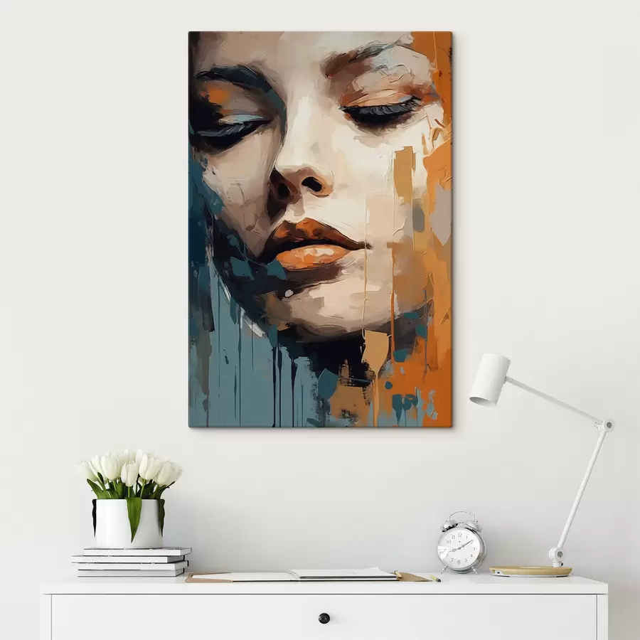 Tableau Portrait abstrait s47349