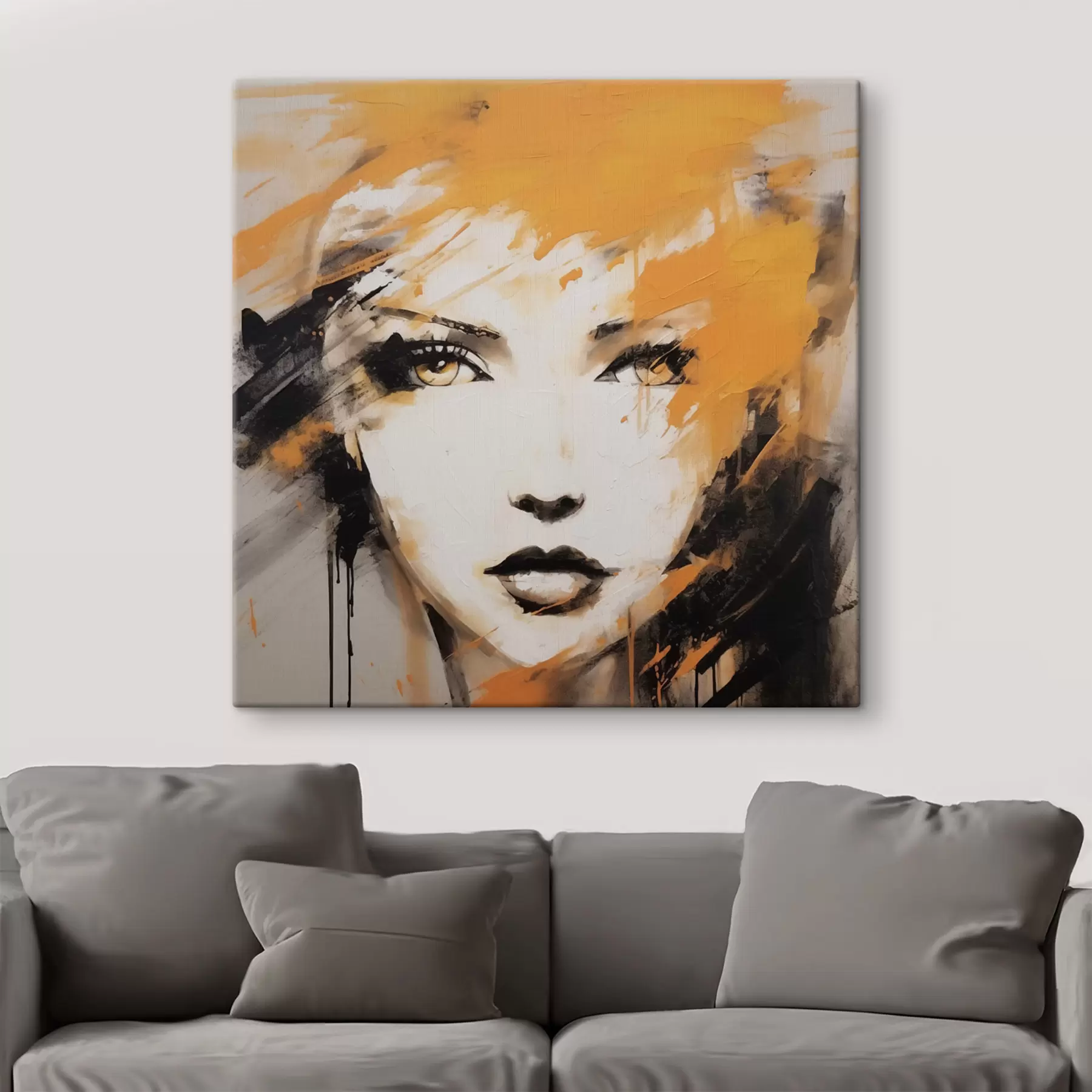 Tableau Portrait abstrait s47351