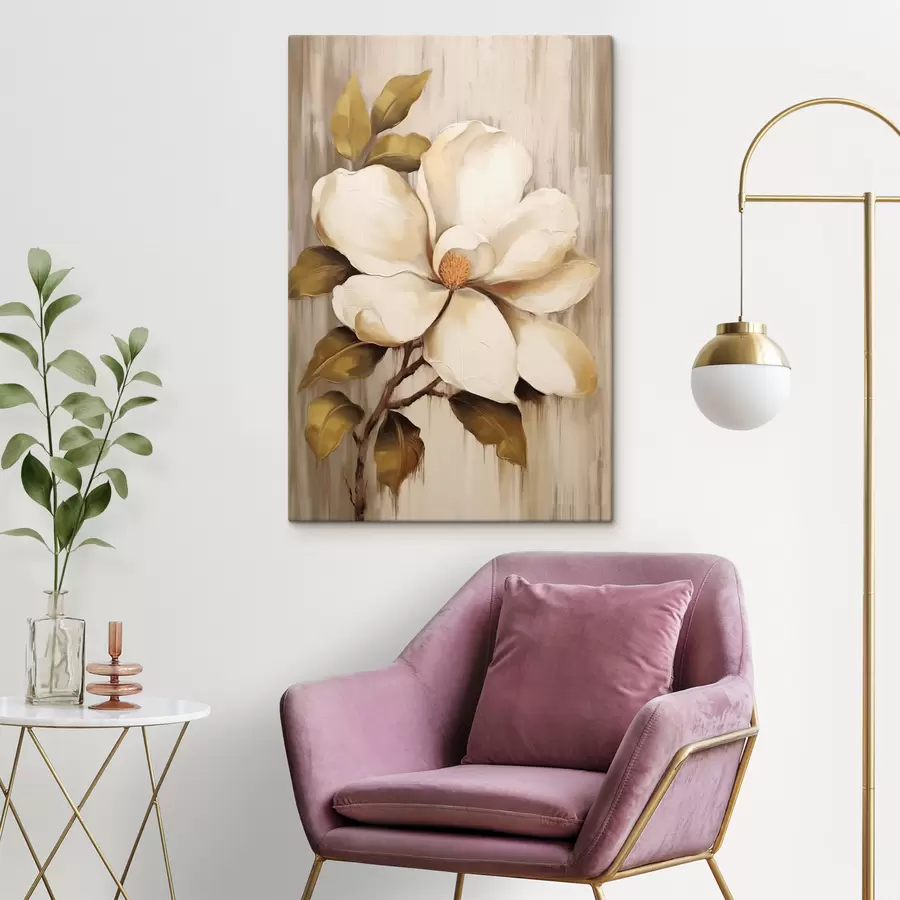 Tableau Fleur abstraite s47382