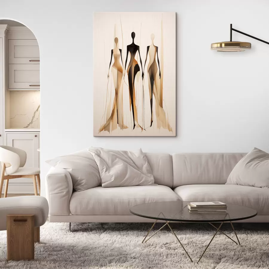 Tableau Trois silhouettes s47401