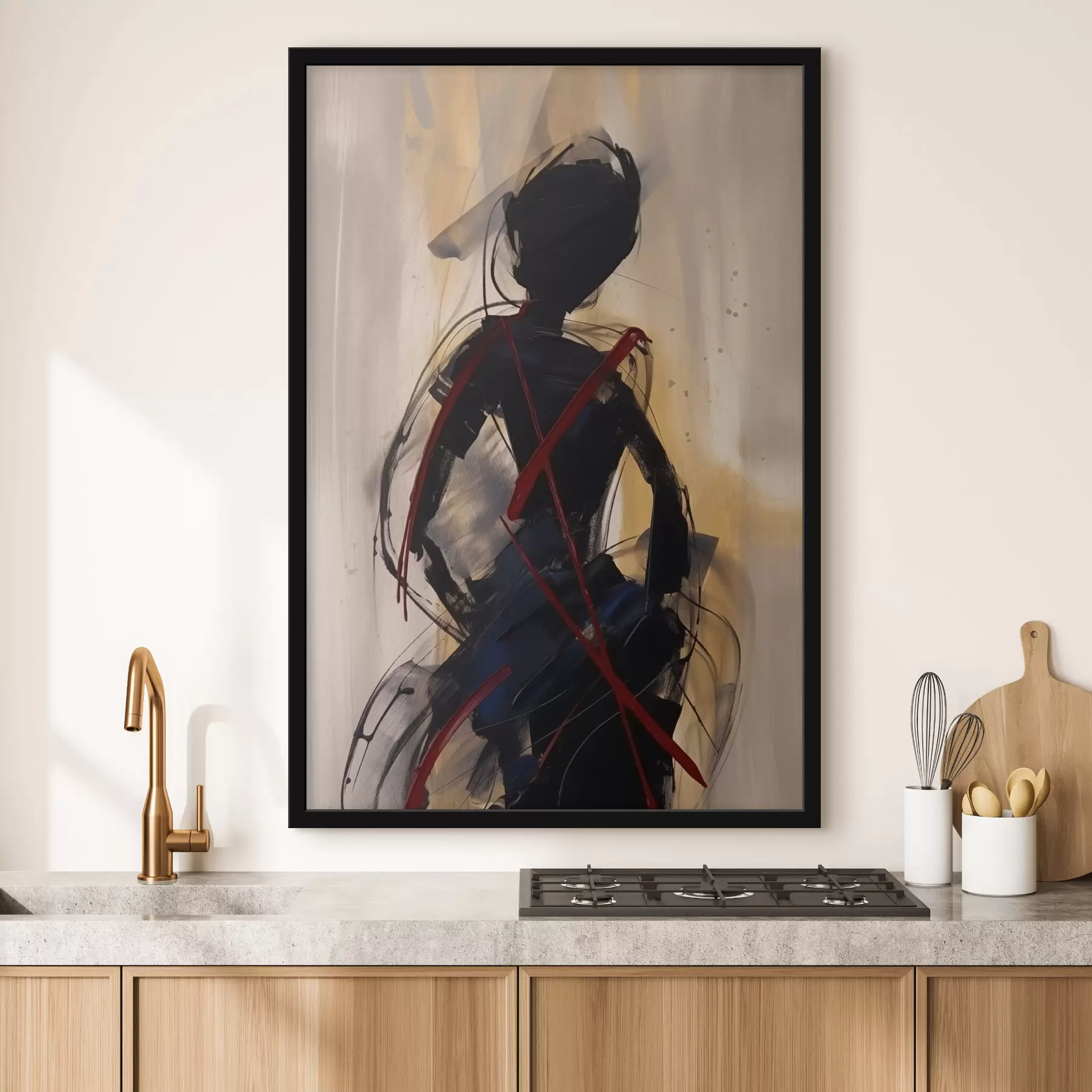 Papier peint Silhouette abstraite f47344