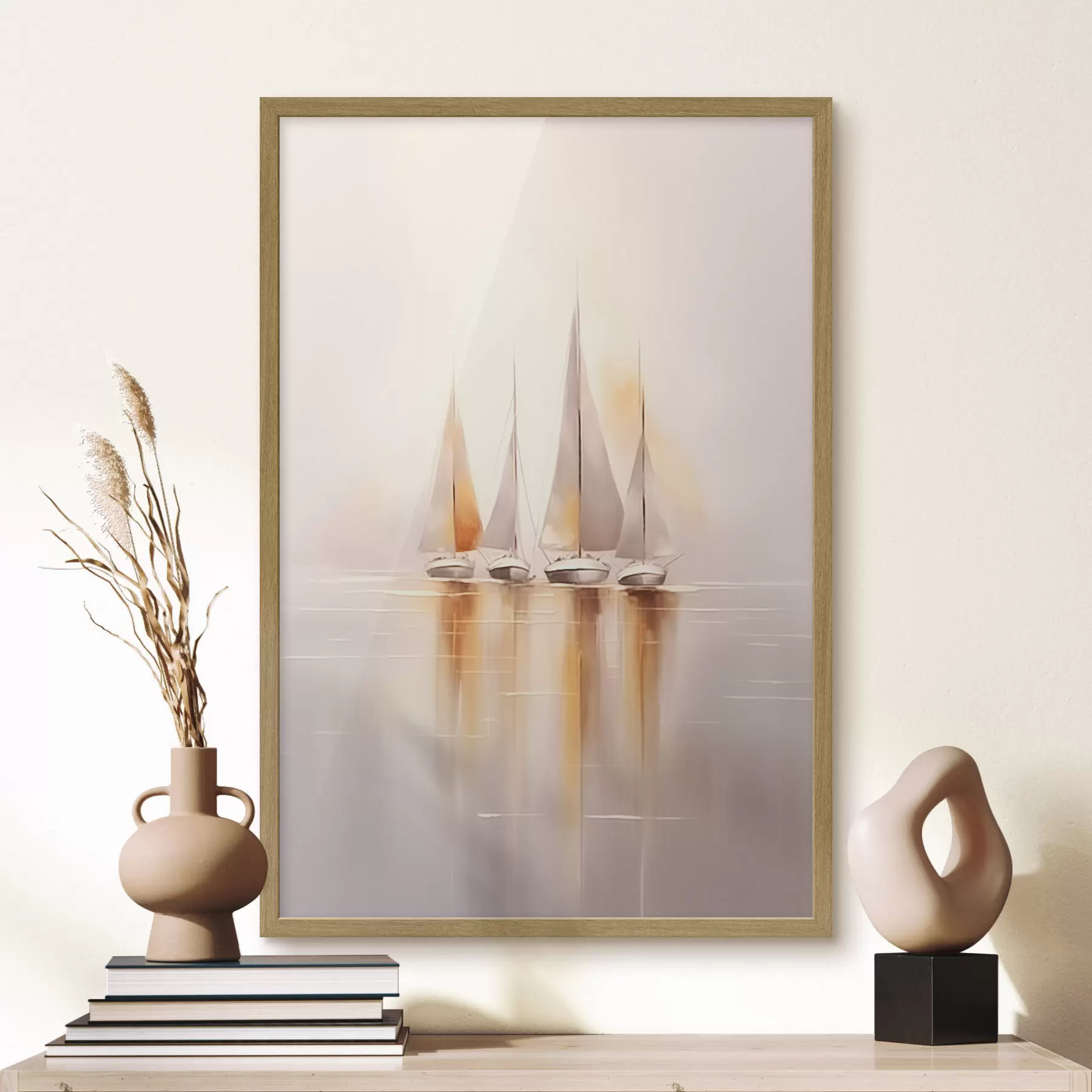 Papier peint Barque et tendresse f47347