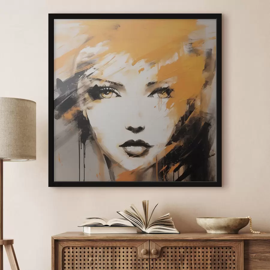 Papier peint Portrait abstrait f47351