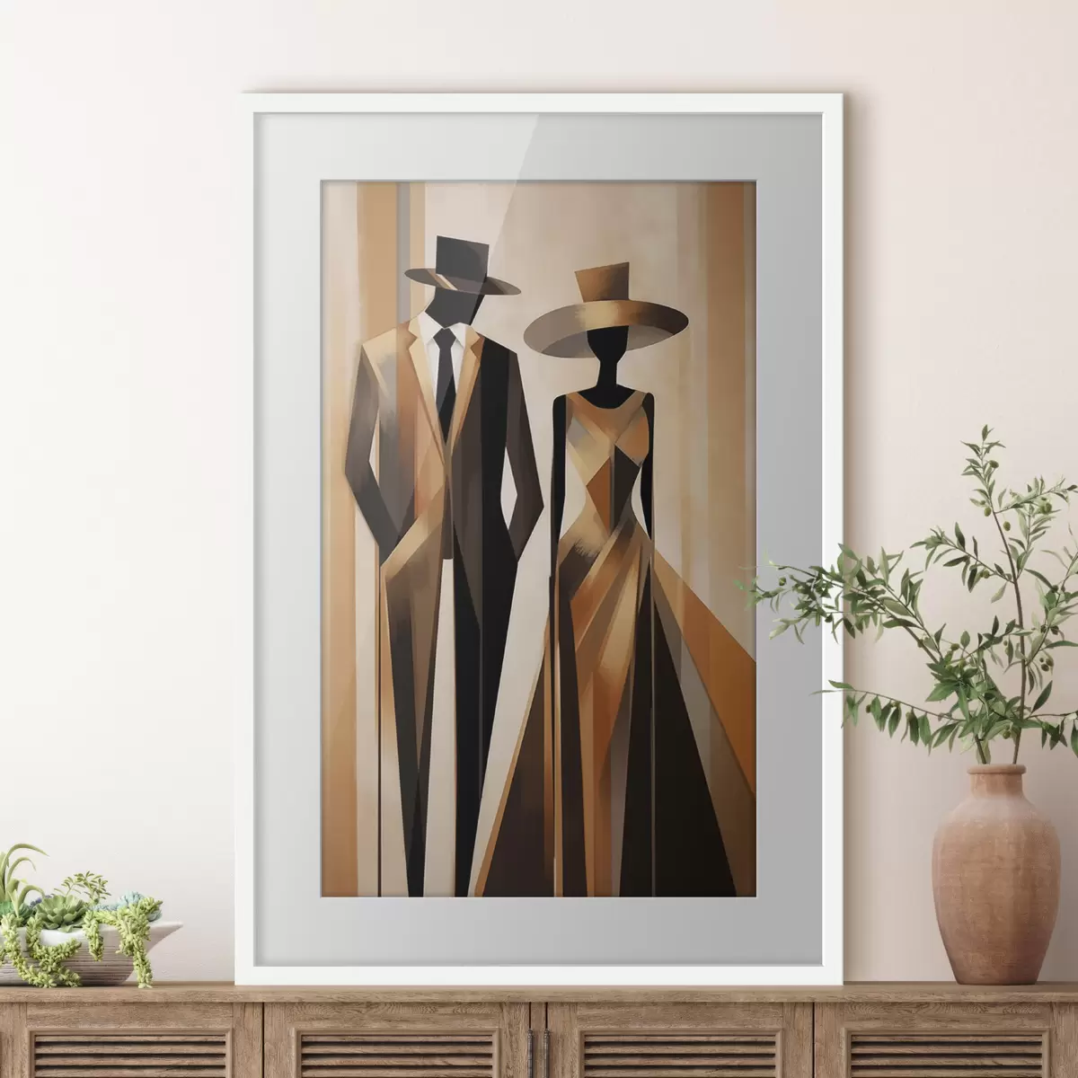 Poster Silhouette et grâce f47356