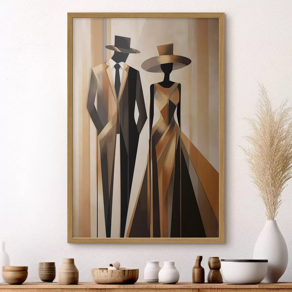 Poster Silhouette et grâce f47356