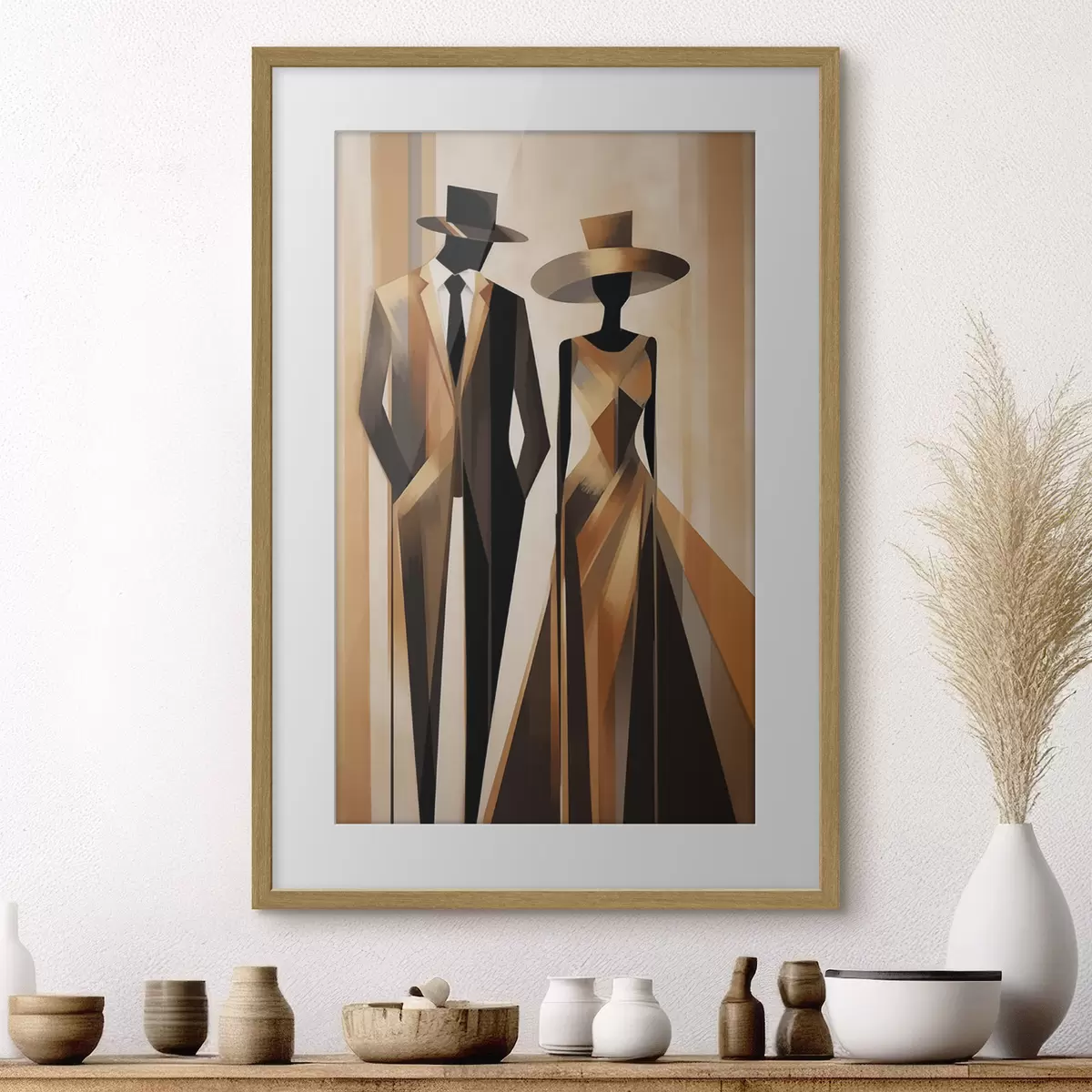 Poster Silhouette et grâce f47356