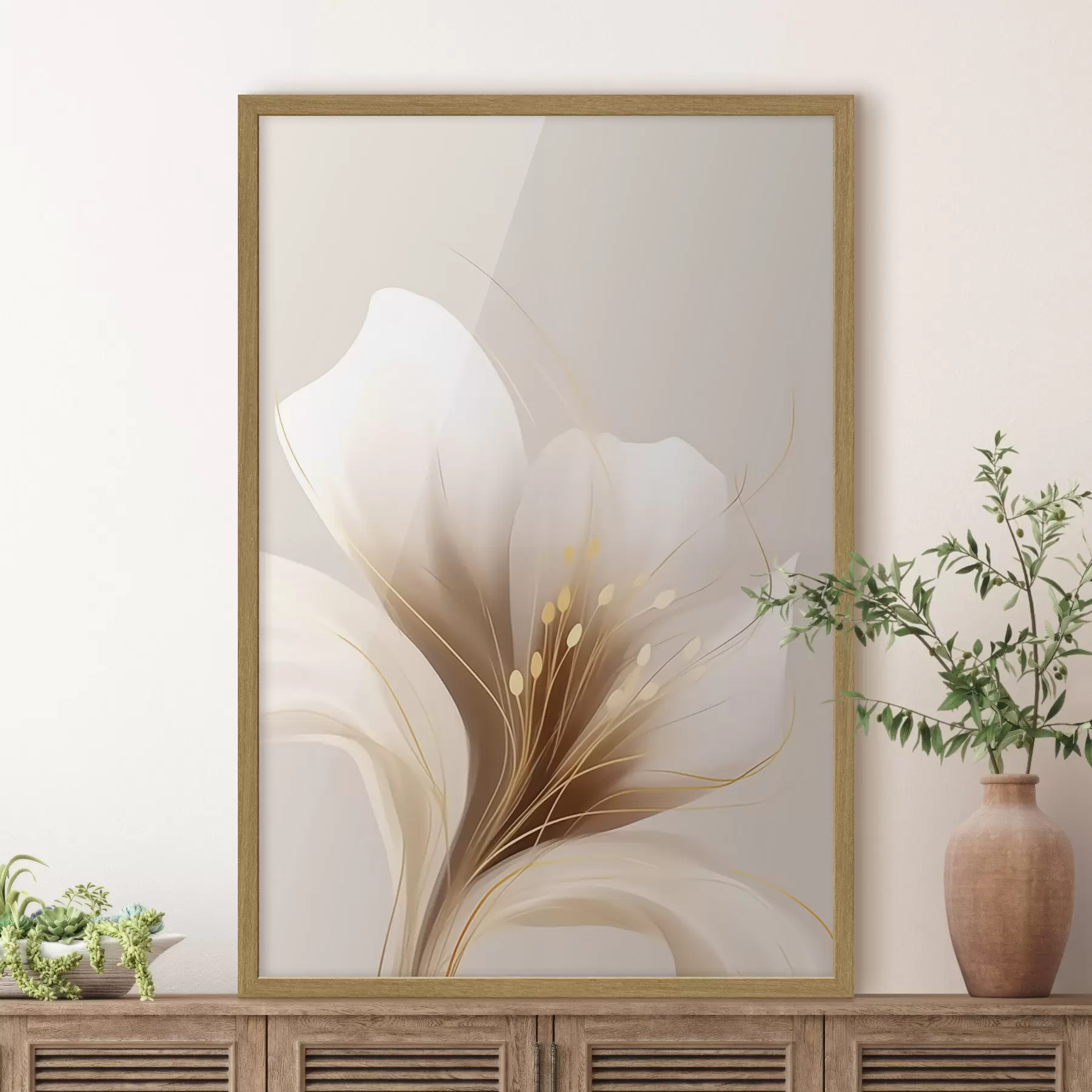 Papier peint Fleur abstraite f47366